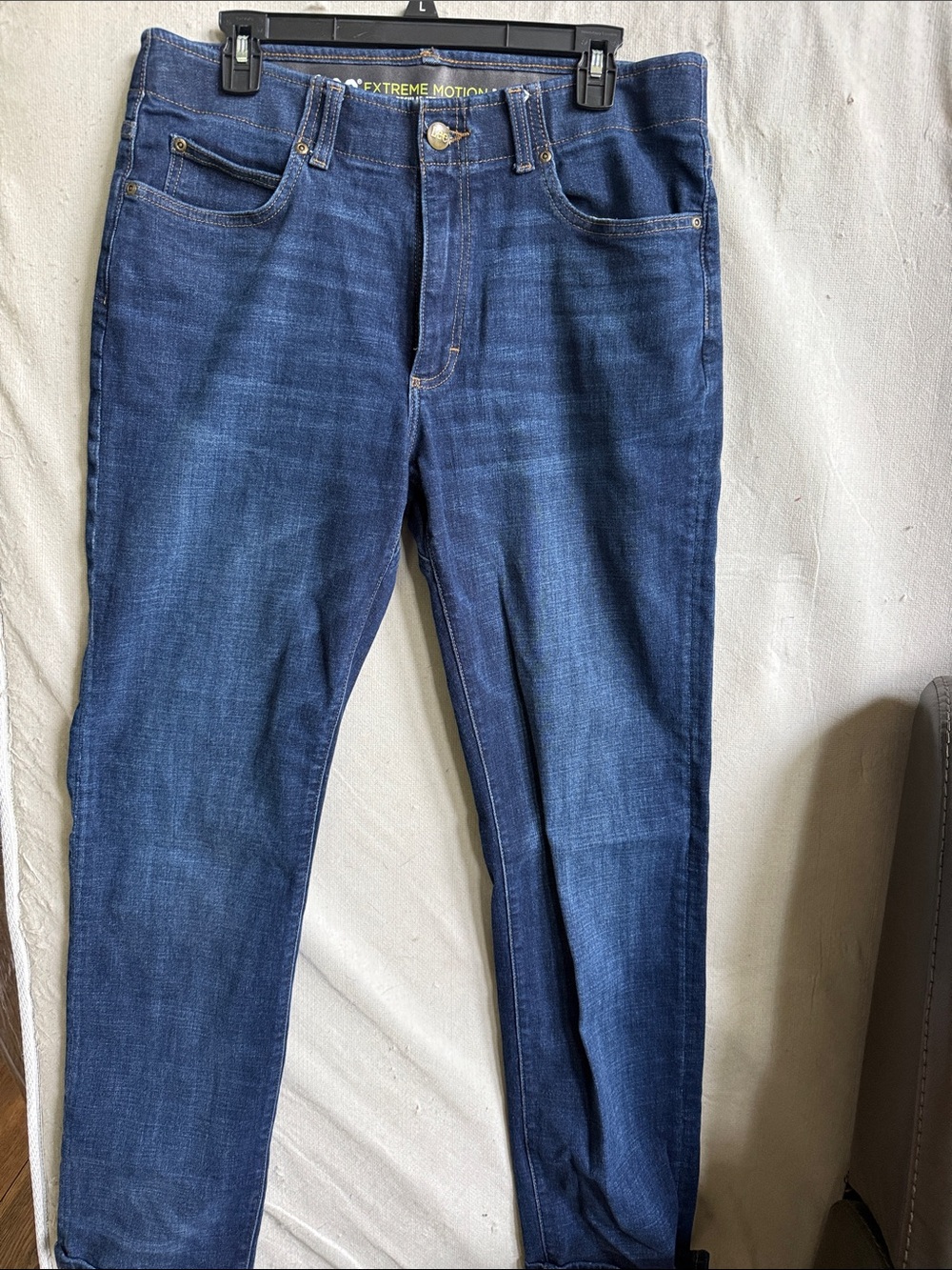 Men's Lee extreme motion MVP regular straight Blue Denim Jeans